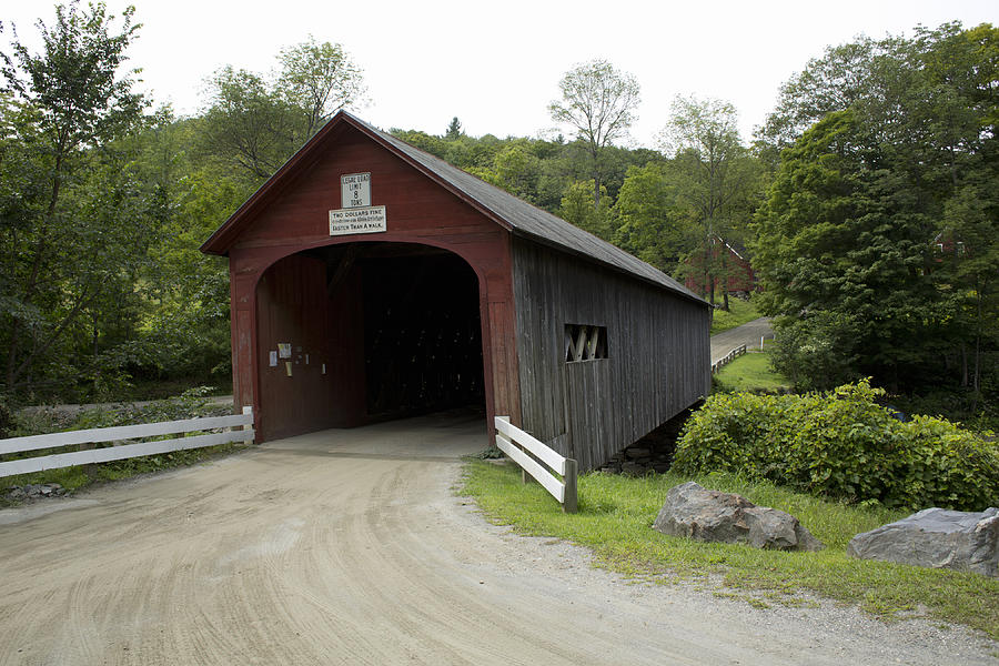 Green River Covered Bridge, Vermont #1 Photograph by Science Stock Photography