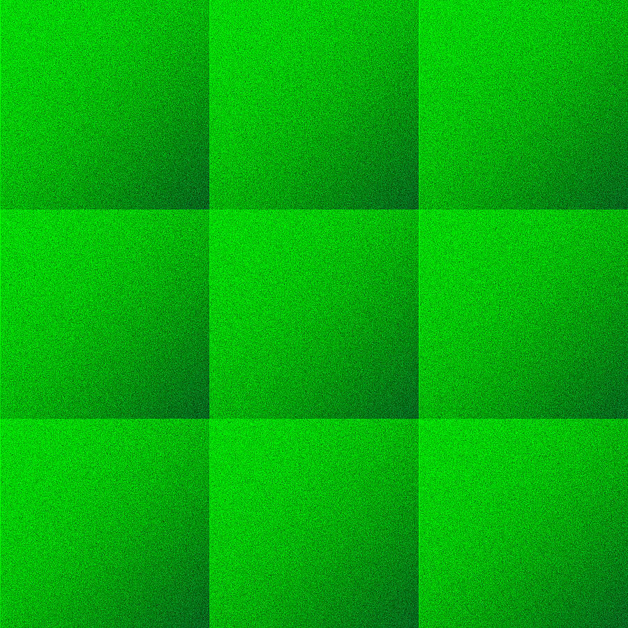Abstract Digital Art - Green Squares Texture Background #1 by Valentino Visentini