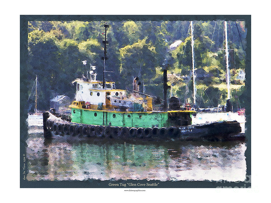 Green Tug #1 Photograph by Kenneth De Tore