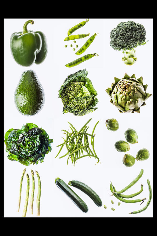 Green Vegetables #1 Photograph by Philippe Garo