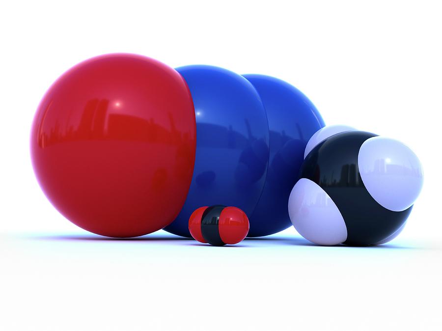 Greenhouse Gas Molecules Photograph by Indigo Molecular Images Fine