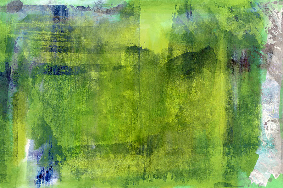 Greens Painting by Modern Abstract