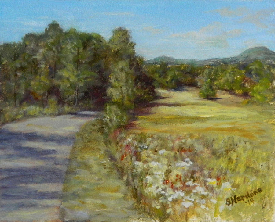 Greenville Road #1 Painting by Sandra Nardone