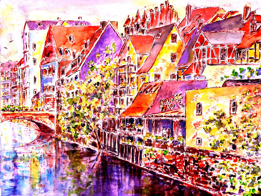Greetings from Nuremberg #1 Painting by Almo M