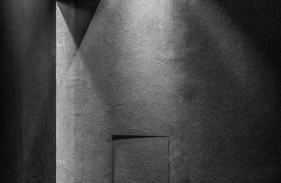 Architecture Photograph - Grey Shadows #1 by Inge Schuster