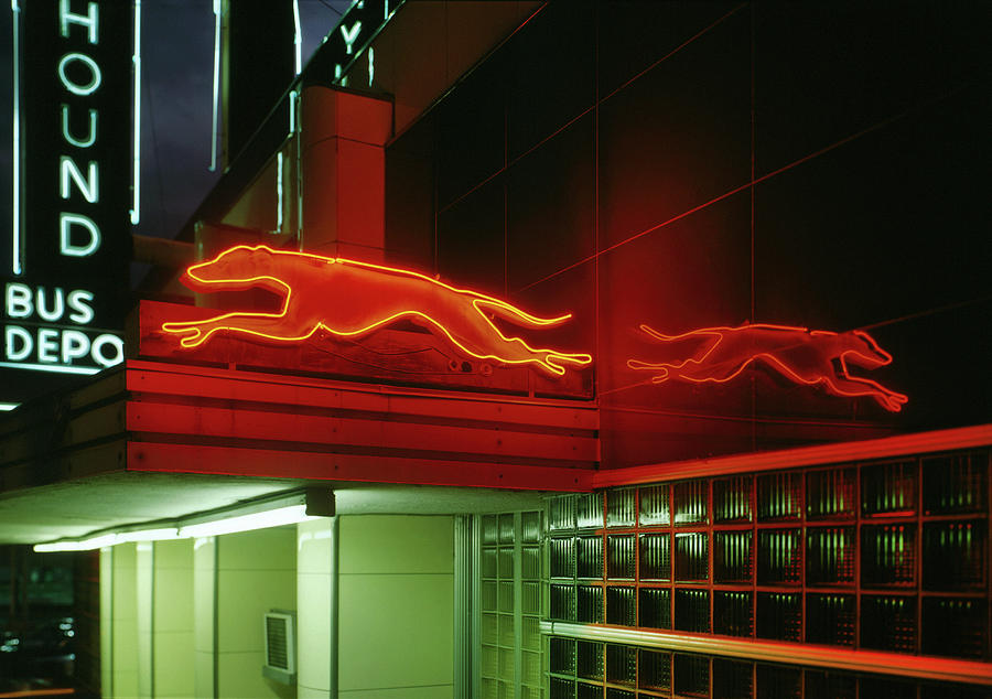 Greyhound Station, 1986 Photograph By Granger | Fine Art America