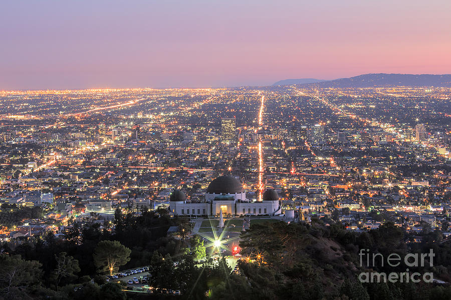 Los Angeles Photograph - Griffith Observatory Los Angeles by Shishir Sathe Los Angeles Photograph - Griffith Observatory Los Angeles by Shishir Sathe