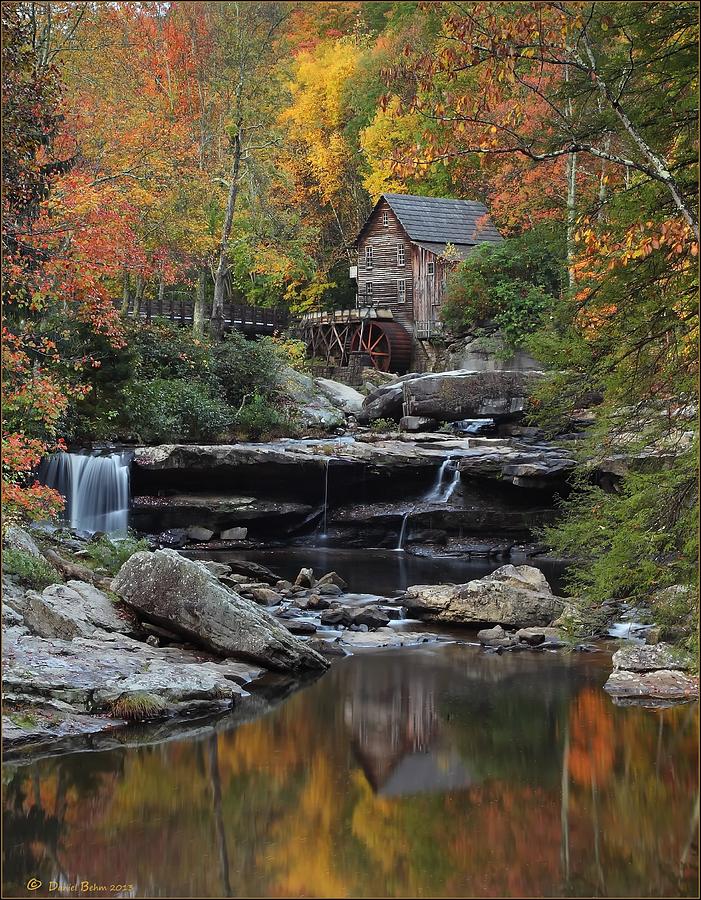 Fall Photograph - Grist Mill #2 by Daniel Behm