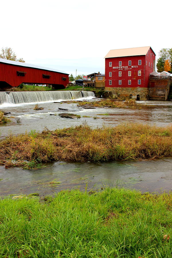 Bridgeton Indiana Grist Mill by Earl's Photography Photograph by Earl