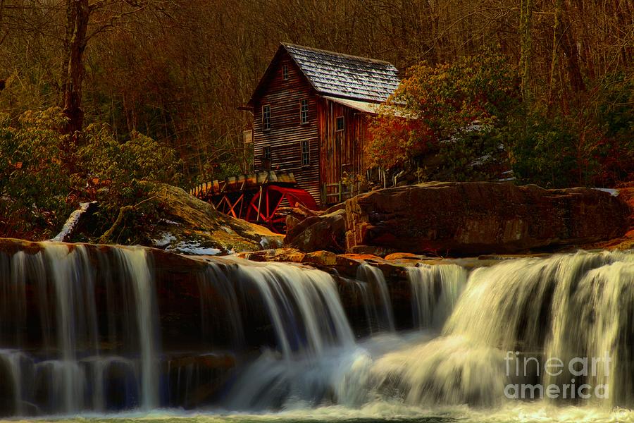 Grist Mill In The Forest #1 Photograph by Adam Jewell