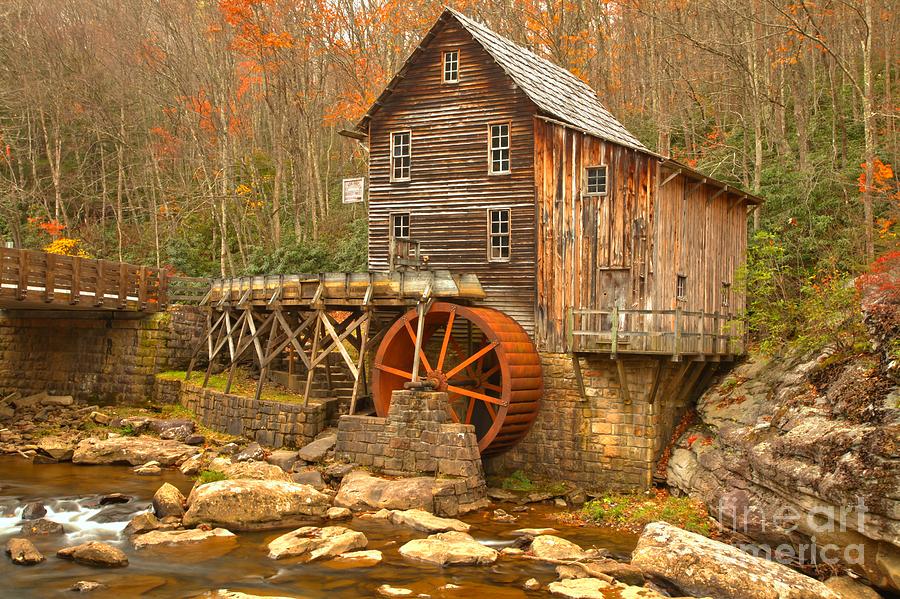 Grist Mill On Glade Creek #1 Photograph by Adam Jewell