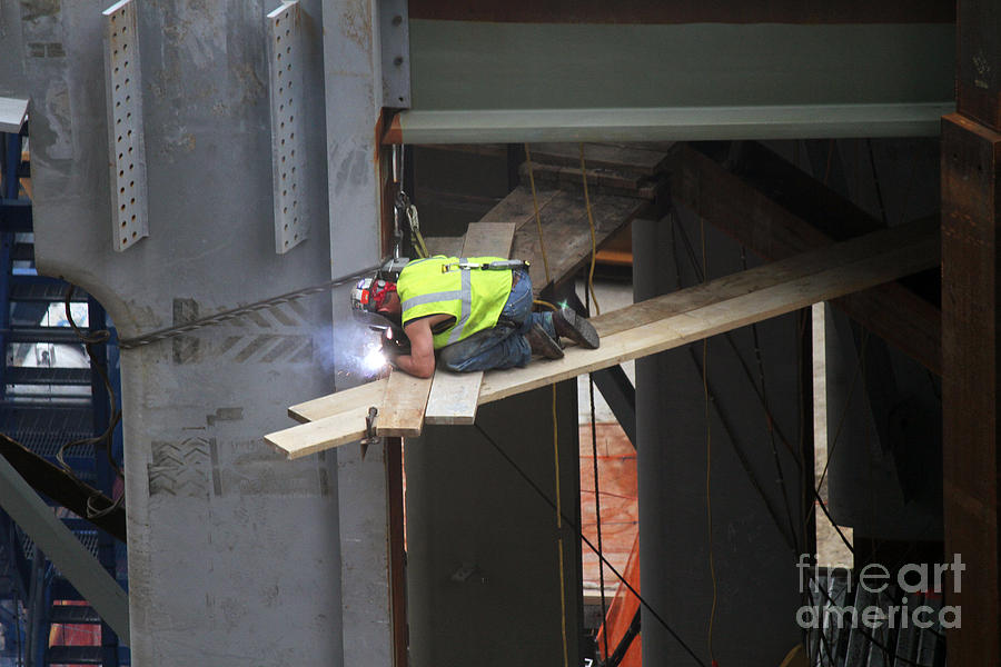 Ground Zero Construction #1 Photograph by Steven Spak