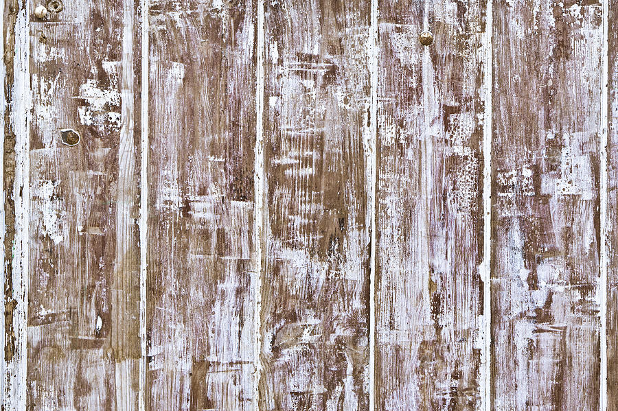 Abstract Photograph - Grungy wood #1 by Tom Gowanlock