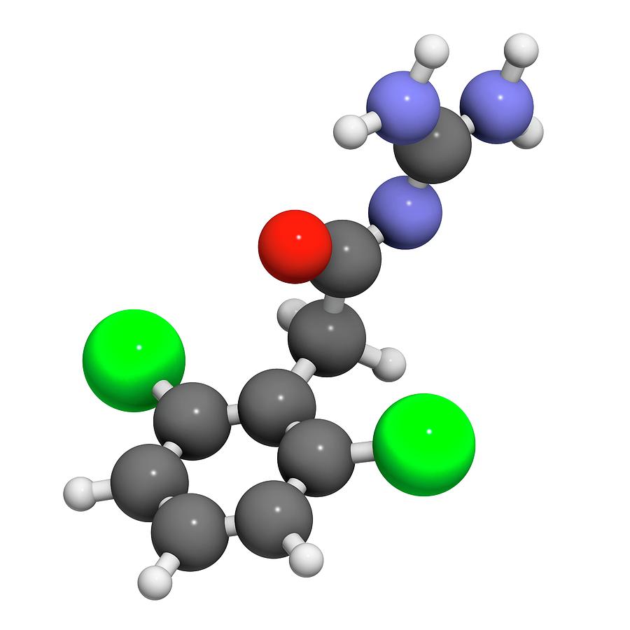 Guanfacine Adhd Drug Molecule Photograph by Molekuul/science Photo ...