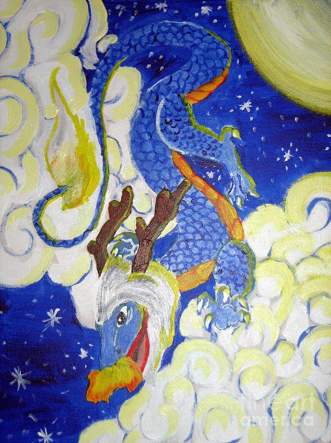 Guardian of Dreams #1 Painting by Wendy Coulson