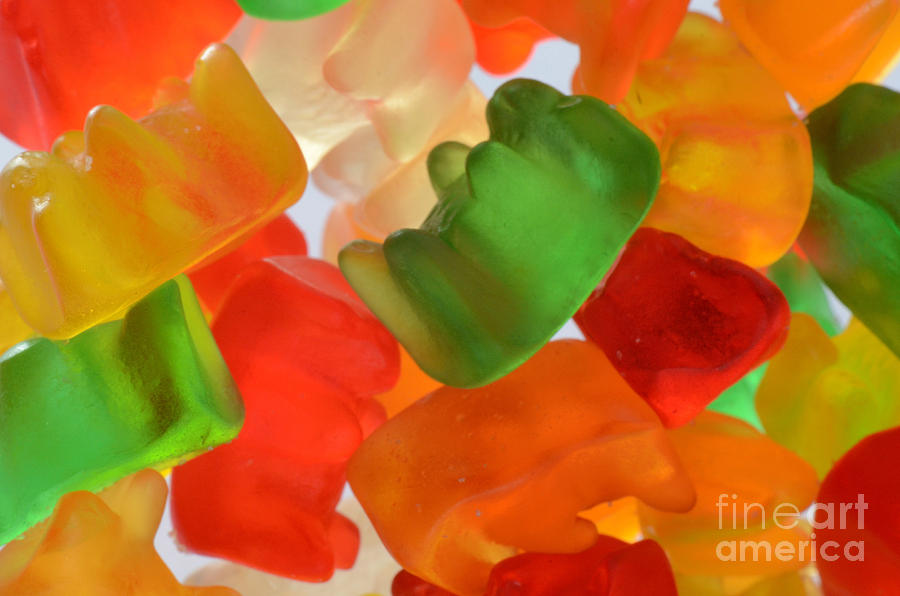 Gummy Bears #1 Photograph by Photo Researchers, Inc.