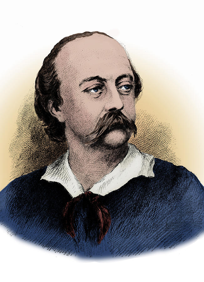 Gustave Flaubert, French Author #1 Photograph by Science Source