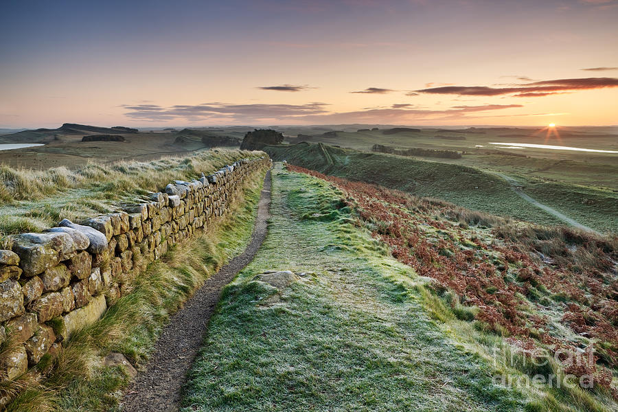 Winter Photograph - Hadrians Wall #1 by Rod McLean