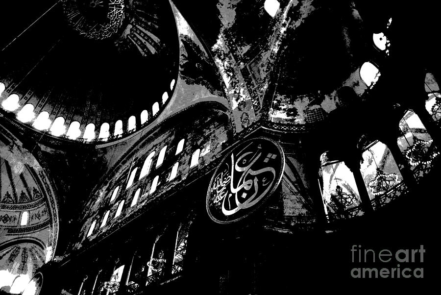 Hagia Sophia Museum Ceiling #1 Photograph by Jacqueline M Lewis