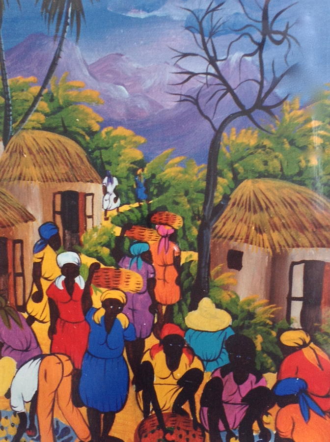 Haitian village Painting by Haitian artist - Fine Art America