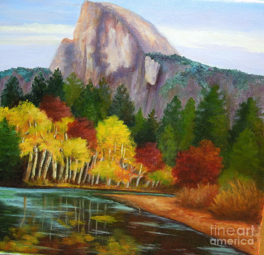 Half Dome Painting by Kathleen Dietz