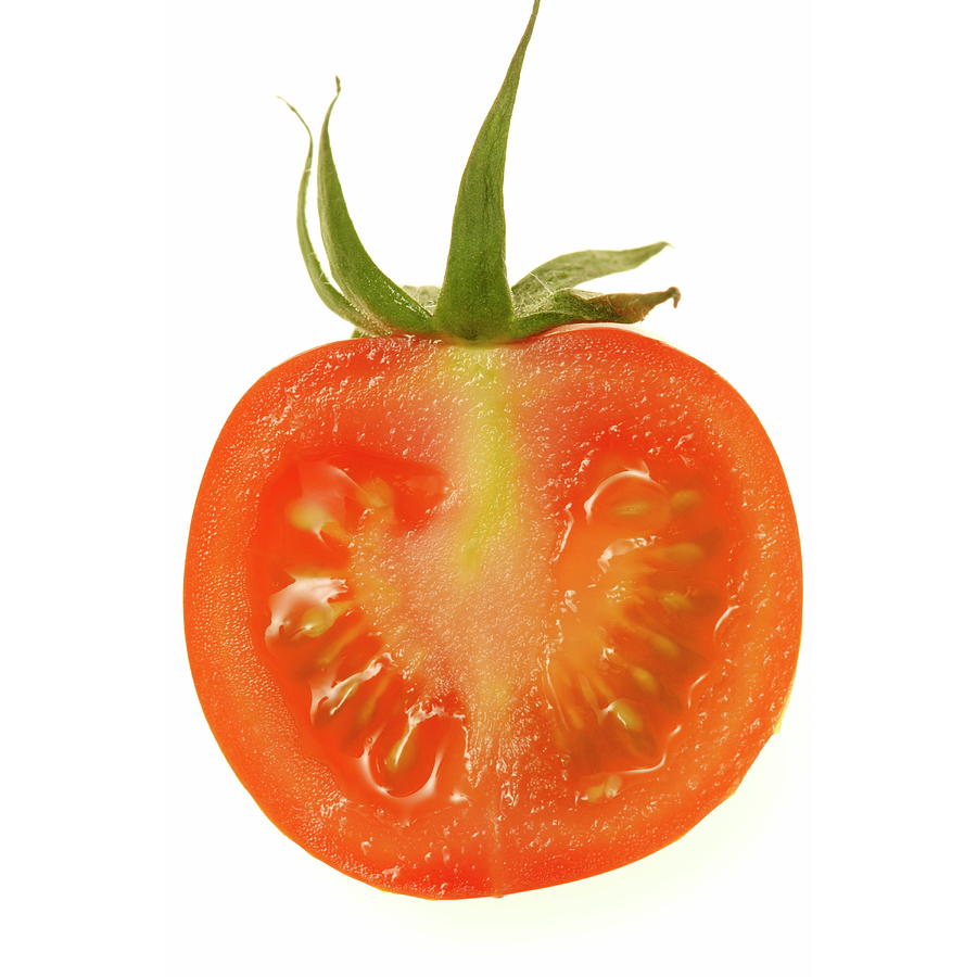 Halved Tomato #1 Photograph by Paul Whitehill/science Photo Library