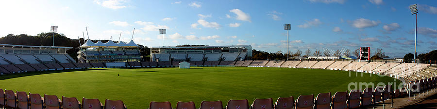 Cricket Photograph - Hampshire County Cricket Ground Panorama by Terri Waters