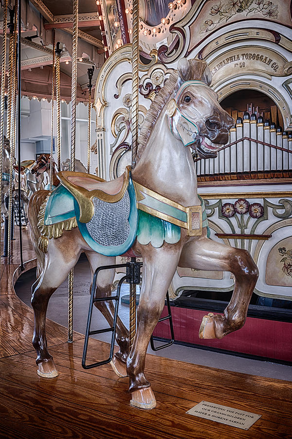Hampton Carousel Horse Series #1 Photograph by Jeff Abrahamson