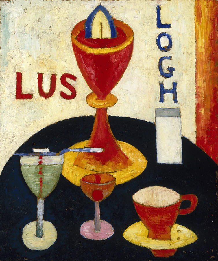 Handsome Drinks #1 Painting by Marsden Hartley