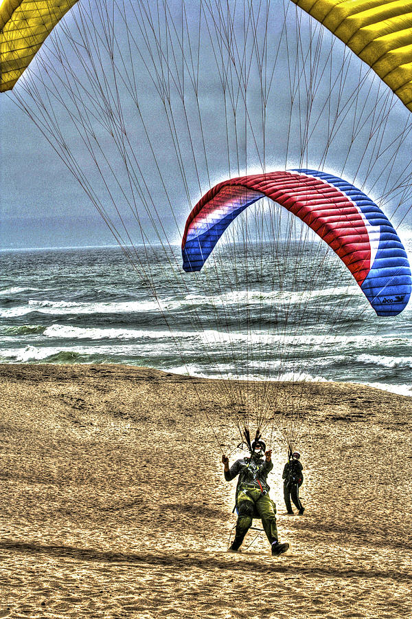 Hang Gliders #1 Photograph by SC Heffner