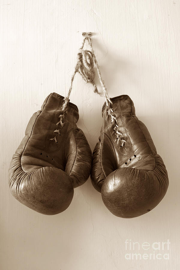 Sports Photograph - Hang up the gloves. #1 by Alstair Thane