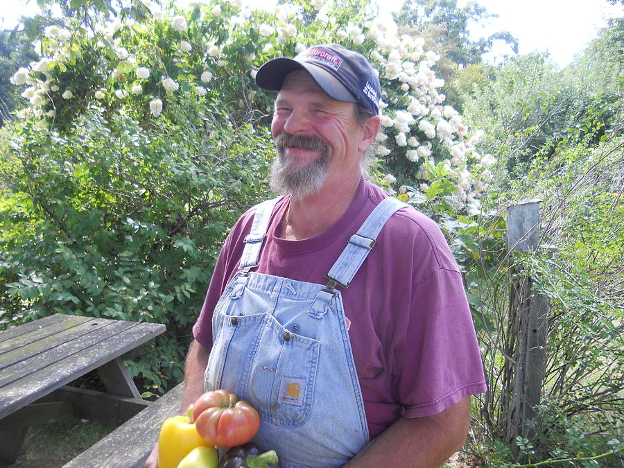 Happy Farmer Gardener Photograph by Diannah Lynch