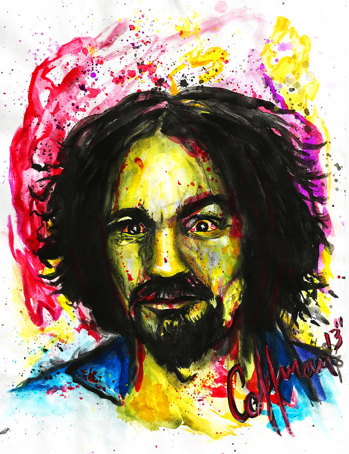 Celebrity Painting - Happy Lil Charlie #1 by Justin Coffman