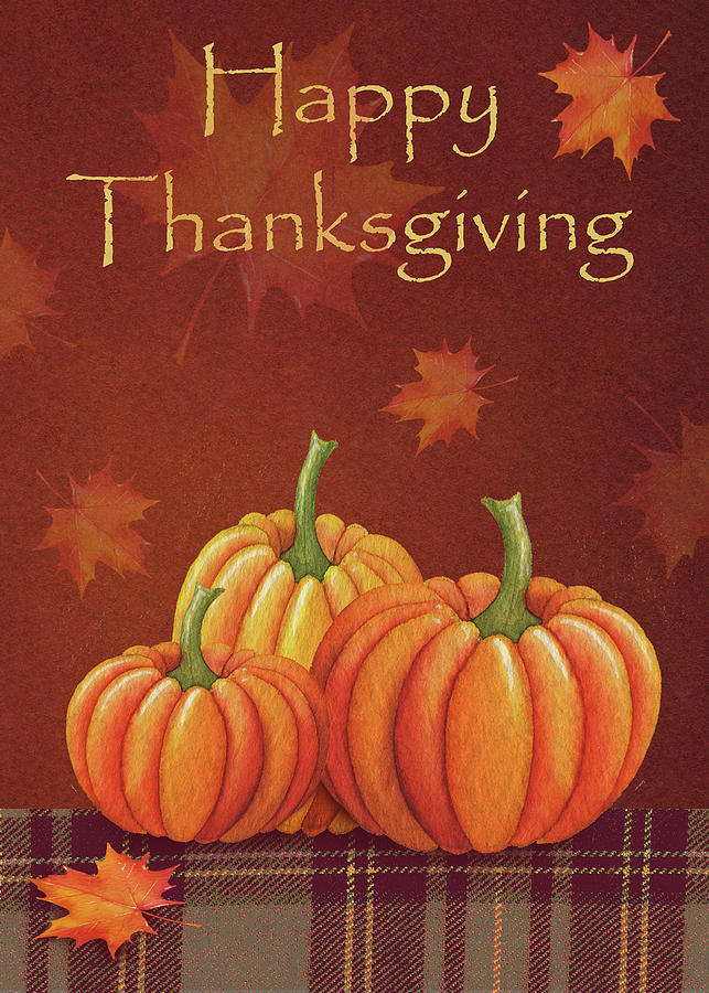 Happy Thanksgiving Painting by P.s. Art Studios - Fine Art America