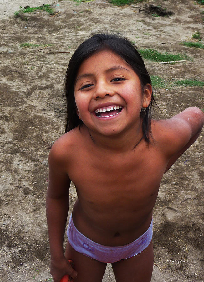 Happy Village Girl Photograph by Xueling Zou