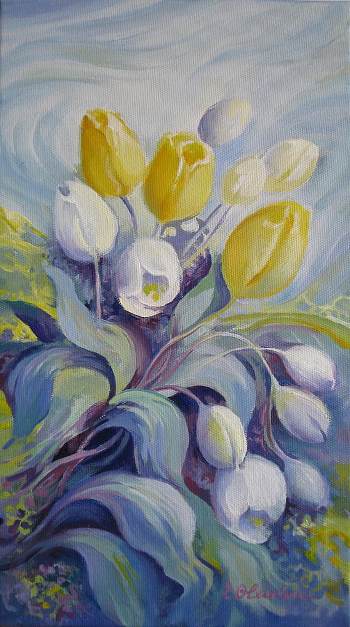 Flower Painting - Harmony #2 by Elena Oleniuc