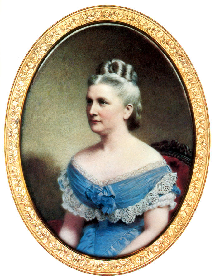 James Buchanan Painting - Harriet Lane, First Lady #1 by Science Source