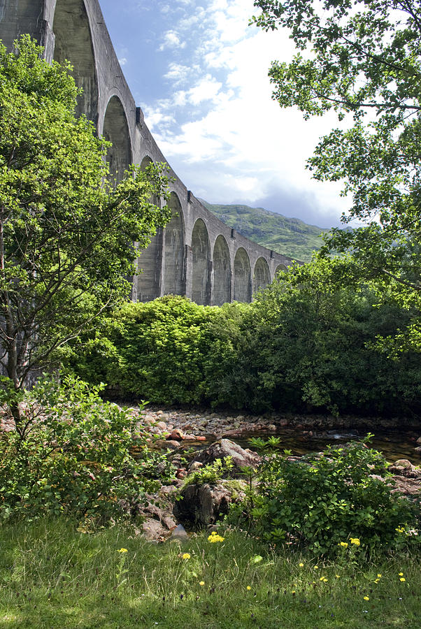 Harry Potters Glenfinnan Viaduct Scotland #1 Photograph by Sally Ross