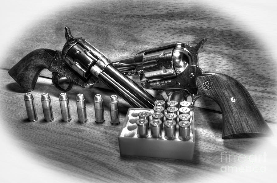 Hartford and Ruger Colt Replicas #1 Photograph by Paul Mashburn