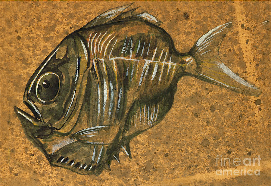 Hatchet Fish Mixed Media by Art MacKay