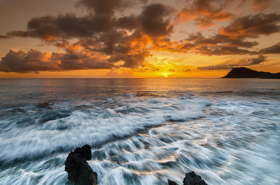 Hawaii Sunset #1 Photograph by Tin Lung Chao