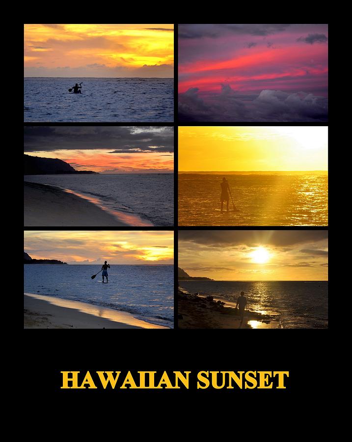 Hawaiian Sunset #2 Photograph by AJ  Schibig