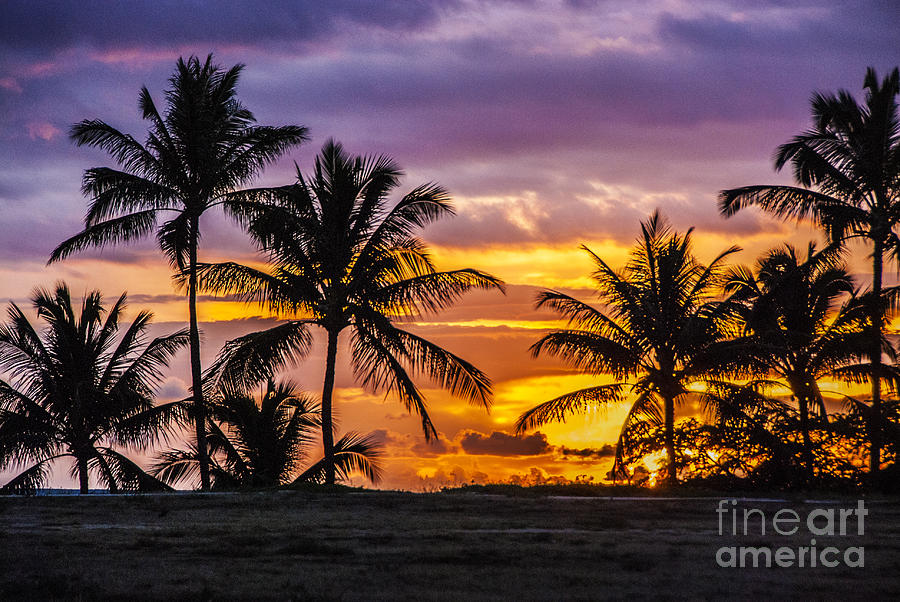 Nature Photograph - Hawaiian Sunset #1 by Juli Scalzi