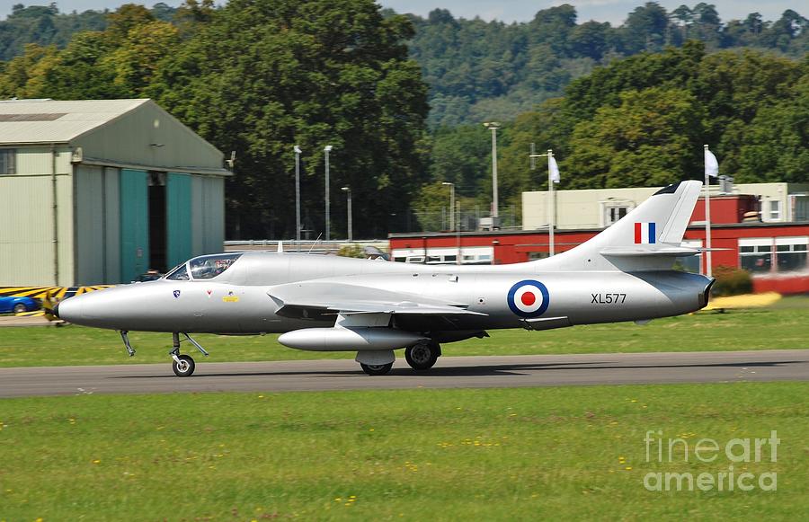 Hawker Hunter XL577 #1 Photograph by David Fowler