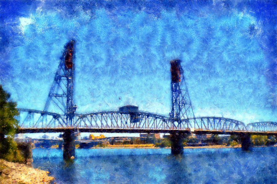 Hawthorne Bridge #1 Digital Art by Kaylee Mason