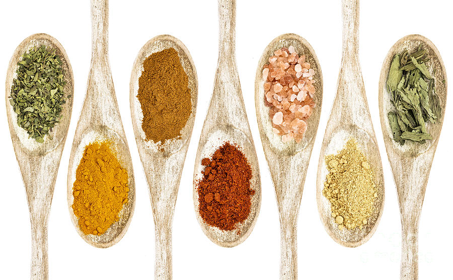 Healthy Seasoning And Spices #1 Photograph by Marek Uliasz