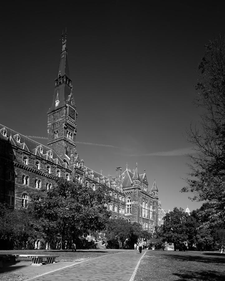 Architecture Photograph - Healy Hall on the Campus of Georgetown University by Mountain Dreams