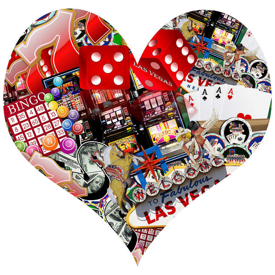 Heart Playing Card Shape Digital Art by Gravityx9 Designs