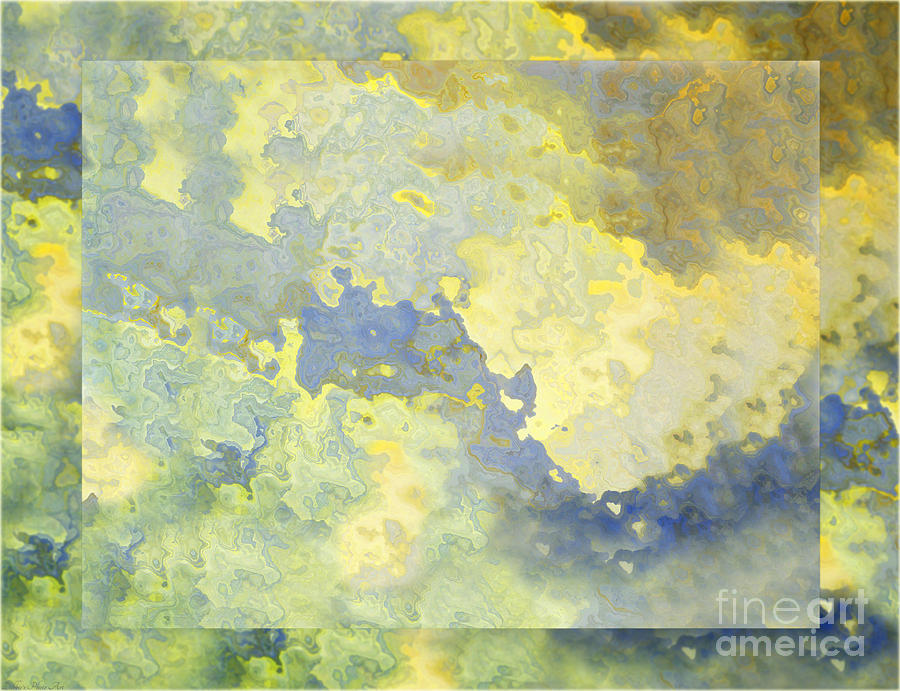 Heavenly Clouds abstract #1 Digital Art by Debbie Portwood