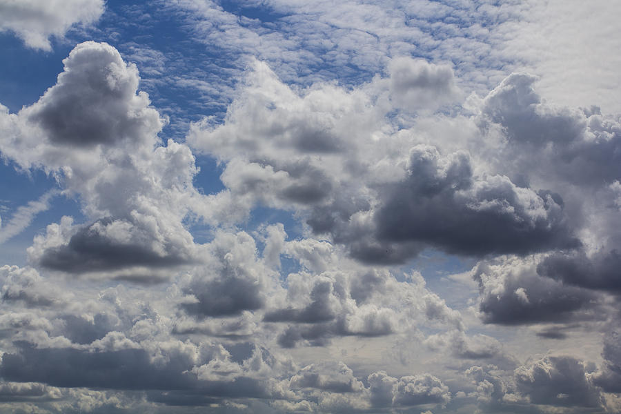 Summer Photograph - Heavenly Clouds #1 by David Pyatt